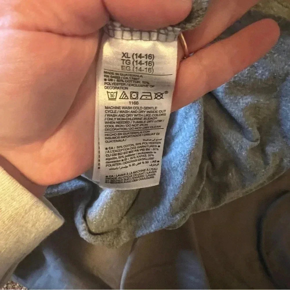 Boys Grey Old Navy Short Sleeve Graphic Tee Size XL UFO Aliens - Picture 5 of 6